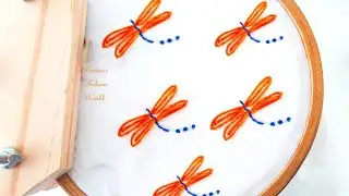 How to stitch Butterfly #tutorial For beginners | #easy #handembroidery #alloverembroidery #foryou