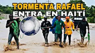 Tormenta Rafael entra en Haití arrasando con todo a su paso #rd #haiti #livenews