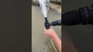How to turn Electric Drill to Electric Water Pump