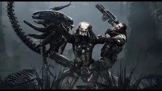 The First Encounter - Aliens Vs Predator - Marine Run