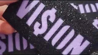 Нашивки с глиттером "Vision"