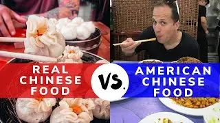 REAL CHINESE FOOD vs. AMERICAN-CHINESE FOOD! WHICH IS BETTER? | Vlog 13