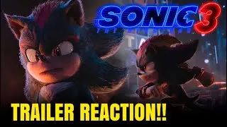 SONIC MOVIE 3 TRAILER REACTION!