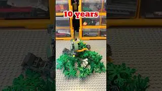 Abandoned Lego Tank Mecha 5 #lego #tank #abandoned #military #shorts #moc