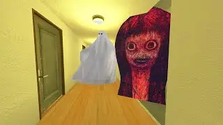 Real Ghost and Tomino chasing me in Liminal Hotel Gmod Nextbot
