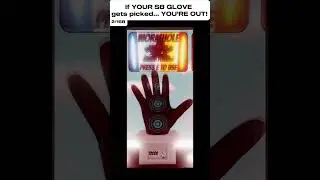 IF YOUR SB GLOVE GETS PICKED… YOU’RE OUT! (2/168)