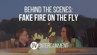 Behind the Scenes | Fake Fire Flicker on the Fly | DV Entertainment