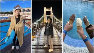 ЖАЗҒЫ ДЕМАЛЫСЫМЫЗДЫҢ БІРІНШІ КҮНІ 😍🌊| НОМЕРГЕ РУМ ТУР 🏡 | МҰСТАФАНЫҢ БІРІНШІ СУҒА ТҮСУІ🥳 | ВЛОГ ❣️