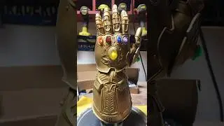 100% fully 3D printed Infinity Gauntlet #thanos #avengers #3dprinting #resin #fanart #mcu #marvel