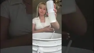 Mixing a $500 bucket of lipgloss base 😳 