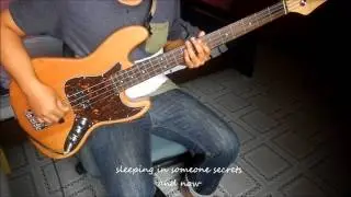 Dustbox - Pieces of my heart bass cover + Lyrics