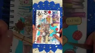 Alice no país das maravilhas itens da Abalopapel #scrap #colagem #scrapbook #artjournal