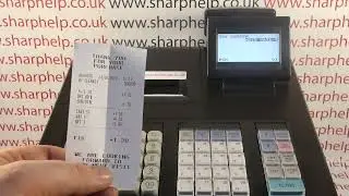 How To Program Tax System To Add Tax Vat On To Sales Amount Sharp XEA207 XEA177 Full Tutorial