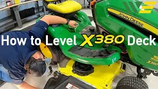 How to Level John Deere X380 Deck | Most Overlooked Mower Maintenance Point