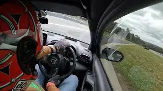 Pheasant wood raceway w go pro on window