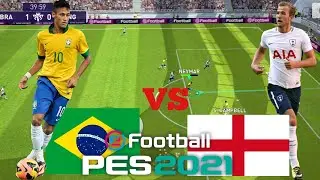 PES2021 | KONAMI CUP | BRAZIL VS ENGLAND | Gameplay | YAZ