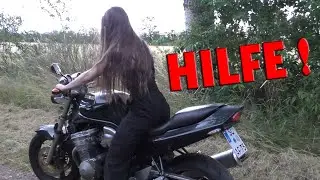 Wie fährt (FRAU) Motorrad?