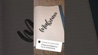 Hi MaKenna!!! #handlettering #satisfying #handwriting #calligraphy #shortsviral #commentyourname