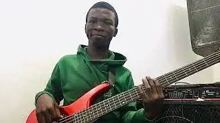 Improvisation à la guitare basse 🎧 Cover Merci JESUS  - Musique du monde,seben