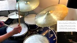 Brian Blade "I Mean You" Drum Solo Transcription - Isaac Schwartz