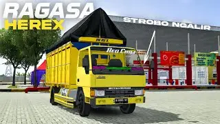 RILIS!! RAGASA HEREX STROBO NGALIR SUSPENSI REAL DEPAN BELAKANG || MODS BUSSID