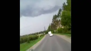 МАЗ ЗУБРЕНОК ПО РОССИИ С ДВС ДАФ ПОПАЛ ПОД УРАГАН В МОСКОВСКОЙ ОБЛАСТИ