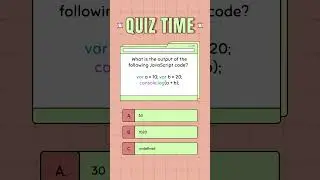 JavaScript Quiz Time