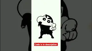 Shinchan Sketch using python turtle 