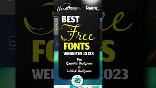 🔥BEST FREE FONTS WEBSITES 2023 🔥UI UX GRAPHIC DESIGN #typography #graphicdesign