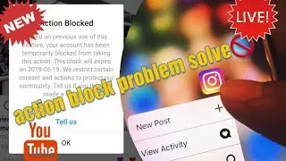 How to remove action block on Instagram|fix action block on instagram|2020 trick|