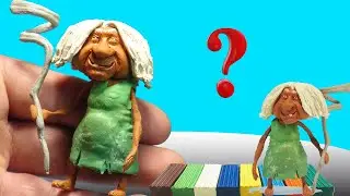 Sculpting Gran Crood from THE CROODS 😱 The Croods with Horror Maker