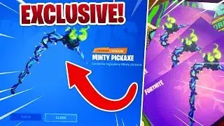 Fortnite FREE Minty Pickaxe Codes 500 Subscribers