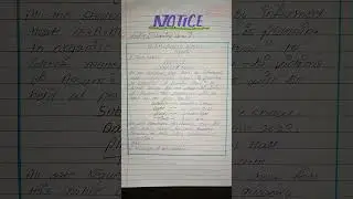Notice writing class 12 l notice on charity show l notice on flood ll notice format class 12 lll