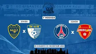 Meia Boca Jr. 🆚 CNF7 | Amigos FC 🆚 Drogaria Americana #jaysports #fut7 #ligaminas