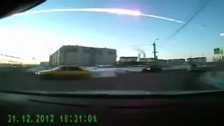 Взрыв метеорита в Челябинске 15.02.2013 - Meteor rain in Russia 02.15.2013