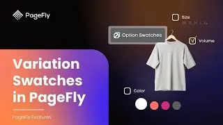 How to Add Shopify Color Swatches (Variation Swatches) in PageFly