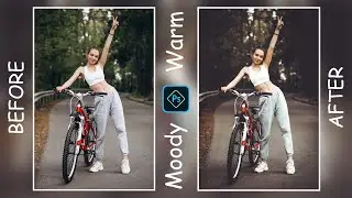 Moody Warm Color Grading Effect - Photoshop CC Tutorial - Free Preset