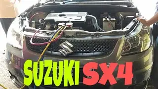 The EVAPORATOR of the SUZUKI SX4 car is LEAKING, no need to completely dismantle the dashboard!!!...
