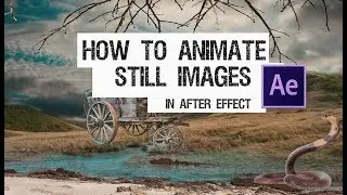 How to Animate Still Image in after effect