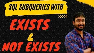 SQL SUBQUERY with EXISTS and NOT EXISTS | SQL Tutorial for Beginners in Hindi