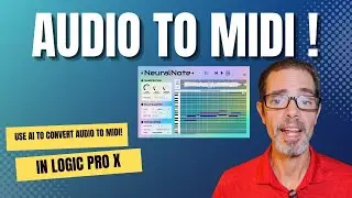 Covert Audio to Midi in Logic Pro X Using Free Plugin Neural Note