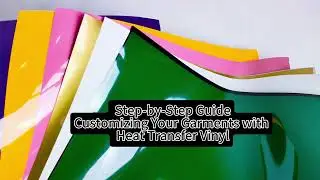 Create Custom Garments with Heat Transfer Vinyl – Easy DIY Tutorial