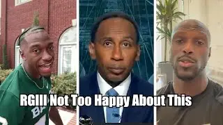 Robert Griffin III FURIOUS W/ Stephen A Smith & ESPN For Lying & Firing Him To Hire Jason McCourty!