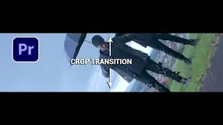 Adobe Premiere Pro CC Tutorial: Crop Opening Transition Effect How to (Black bars open close)