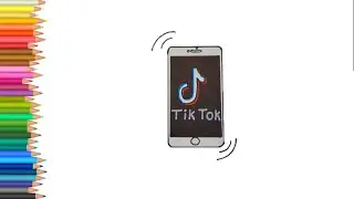 Рисуем значок Тик Ток