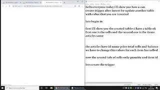 Create Trigger after insert for update (MySqL Trigger)