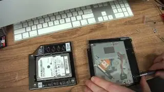 How to add a second hard drive to an iMac replacing a CD Drive