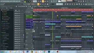 несколько мелодий из головы в одном треке FL Studios20