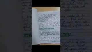 maths project/ data handling / ICSE 6th class