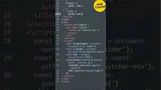 Toggle Animation Using HTML, CSS & JavaScript #shortsfeed #shorts